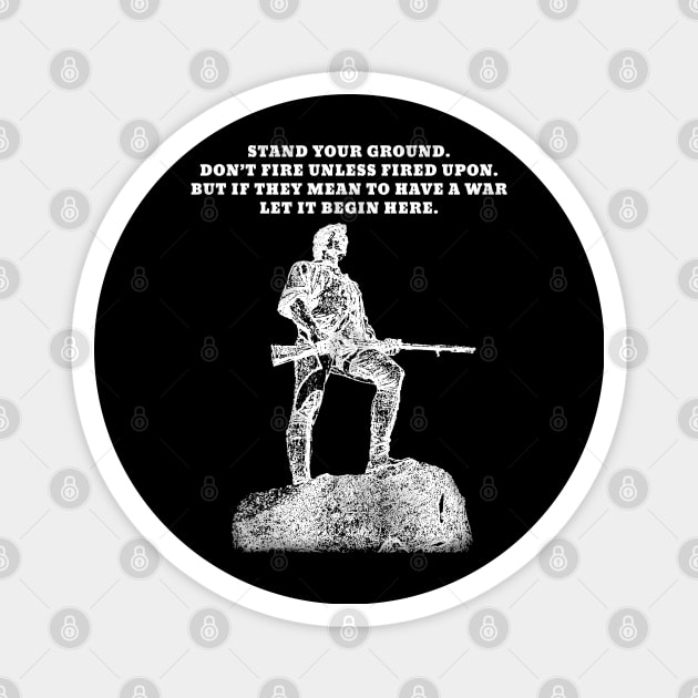 Stand Your Ground (Small Light Design) Magnet by Aeriskate